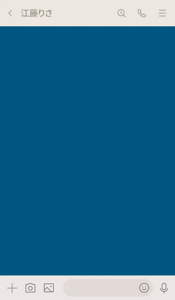 [LINE着せ替え] Super Basic Mykonos Blueの画像3