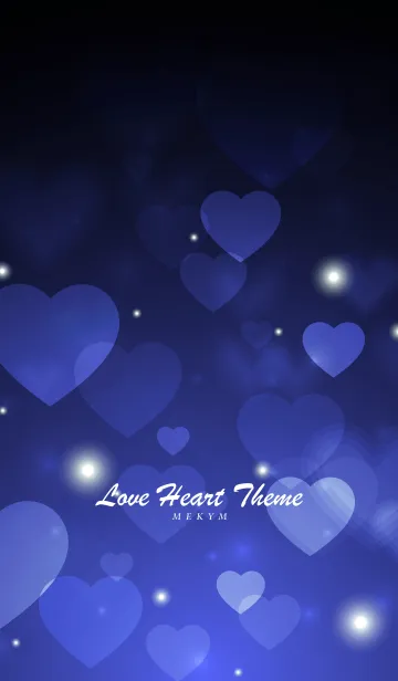 [LINE着せ替え] Love Heart Theme -ULTRAMARINE BLUE-の画像1