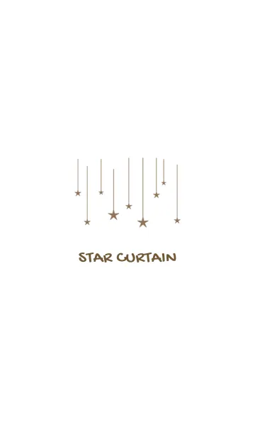 [LINE着せ替え] スター カーテン 23の画像1