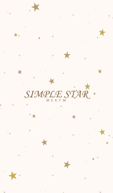 [LINE着せ替え] SIMPLE STAR - NATURAL YELLOW - 22の画像1