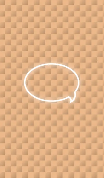 [LINE着せ替え] 和柄シリーズ10 市松模様×薄柿の画像1