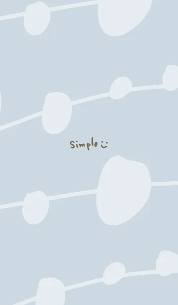 [LINE着せ替え] シンプル 有機的20の画像1