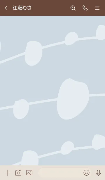 [LINE着せ替え] シンプル 有機的20の画像3