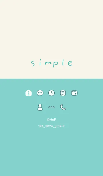 [LINE着せ替え] 124.24_グリーン7-9の画像1