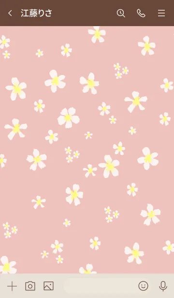 [LINE着せ替え] 白い小花が舞う2の画像3