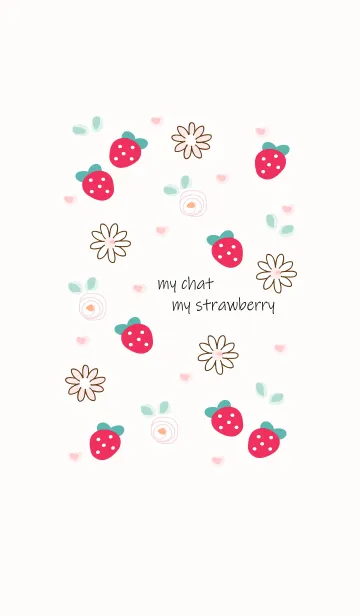 [LINE着せ替え] My chat my strawberry 62の画像1