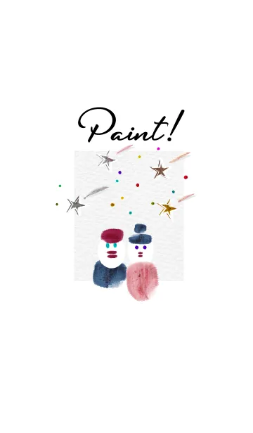 [LINE着せ替え] Paint ！の画像1