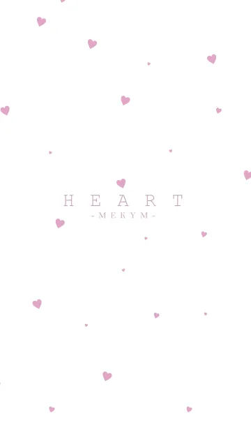 [LINE着せ替え] HEART Pink -MEKYM- 34の画像1