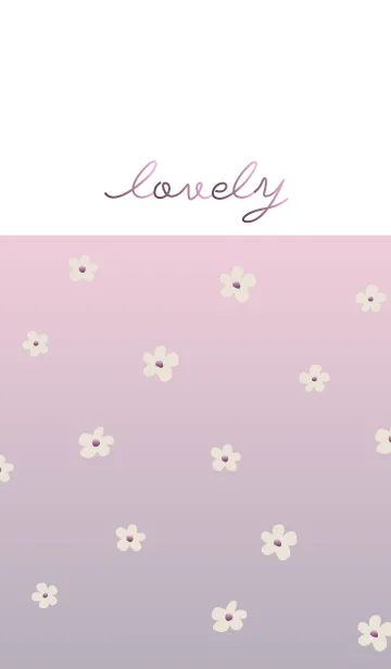 [LINE着せ替え] ラブリー [お花]の画像1