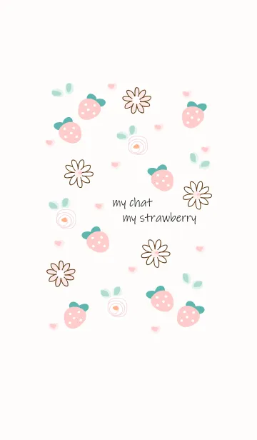 [LINE着せ替え] Pink strawberry 7 ^^の画像1