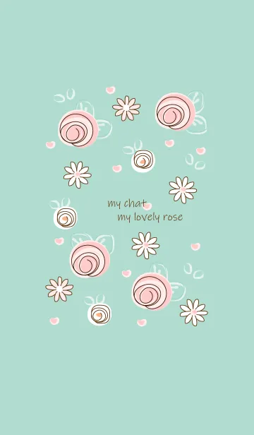 [LINE着せ替え] Pink roses 4 :)の画像1