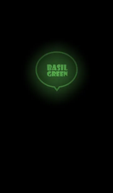 [LINE着せ替え] Basil Green Neon Theme Vr.1 (JP)の画像1