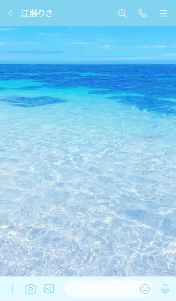 [LINE着せ替え] TRANSPARENT SEA - HAWAII - 33の画像3