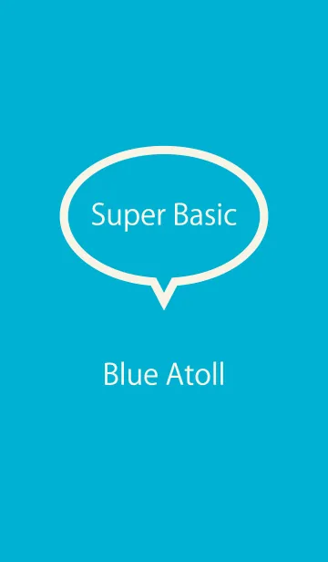 Super Basic Blue Atollの着せ替えメイン画像