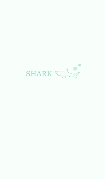 [LINE着せ替え] SHARK -mintgreen-の画像1