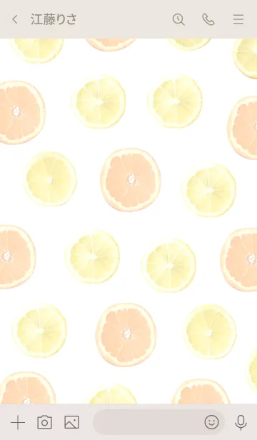 [LINE着せ替え] Orange_Lemonの画像3