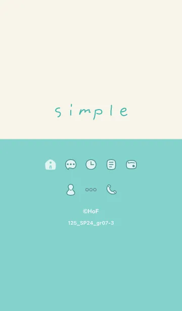 [LINE着せ替え] 125.24_グリーン7-3の画像1