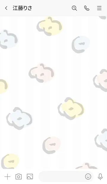 [LINE着せ替え] 手書きお花 ランダム6の画像3