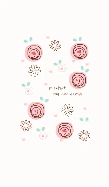 [LINE着せ替え] My chat my lovely roes 53の画像1