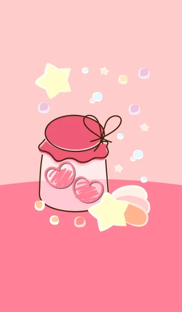 [LINE着せ替え] mini heart in the little jar 63の画像1