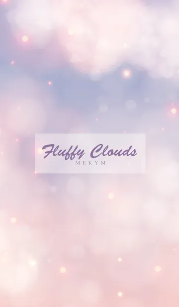 [LINE着せ替え] Fluffy Clouds -PURPLE SKY- 32の画像1