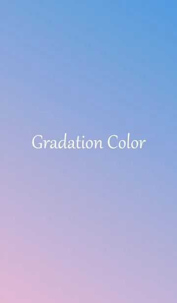 [LINE着せ替え] Gradation Color *Pink & Blue 2*の画像1