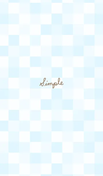 [LINE着せ替え] 白色モザイク ライトブルー3の画像1