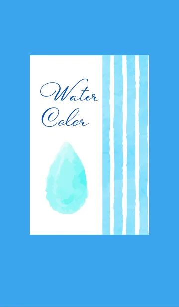 [LINE着せ替え] 着せかえ Water Colorの画像1