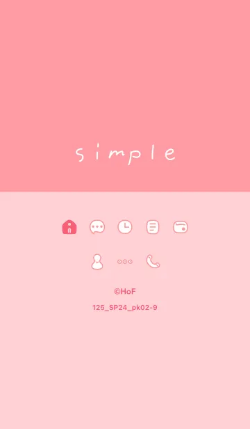 [LINE着せ替え] 125.24_ピンク2-9の画像1