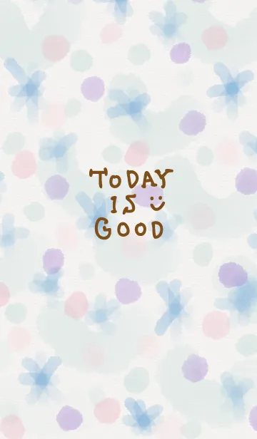 [LINE着せ替え] 水彩が美しいスマイル14の画像1