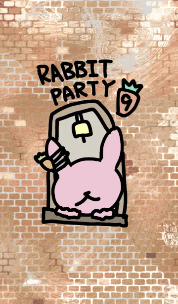 [LINE着せ替え] rabbit party9の画像1