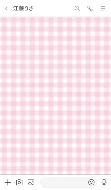 [LINE着せ替え] Gingham Check Theme ♡ -2021- 10の画像3