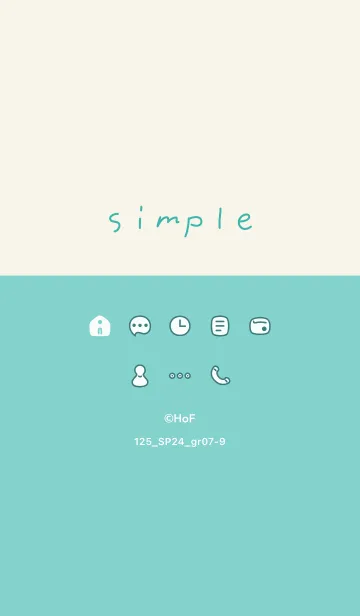 [LINE着せ替え] 125.24_グリーン7-9の画像1