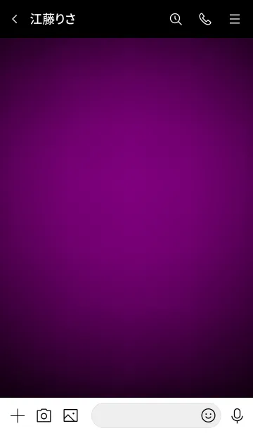 [LINE着せ替え] Lollipop Purple Neon Theme Vr.1 (JP)の画像3