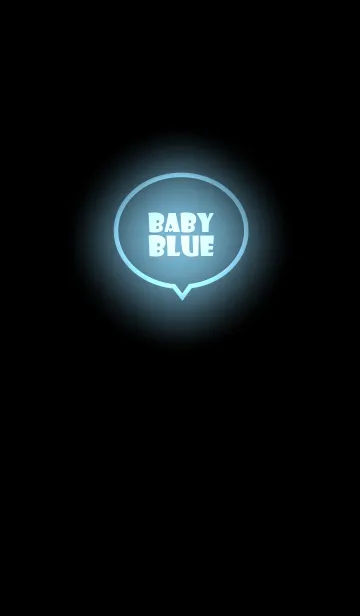 [LINE着せ替え] Baby Blue Neon Theme Vr.1 (JP)の画像1
