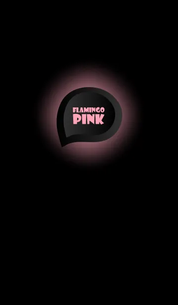 [LINE着せ替え] Flamiongo Pink Button In Black V.5 (JP)の画像1