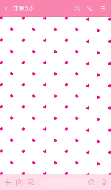 [LINE着せ替え] ミニ ハート 025の画像3