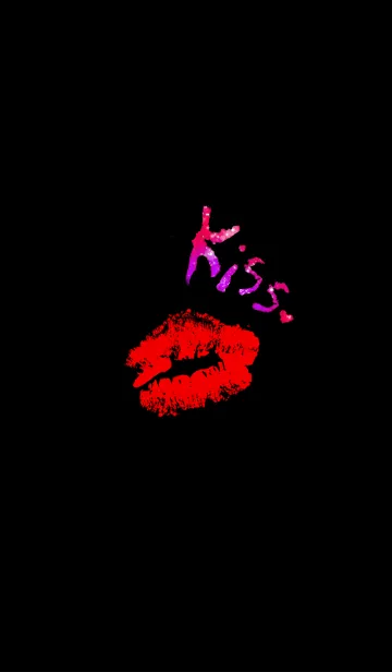 [LINE着せ替え] キス Kiss Blackの画像1