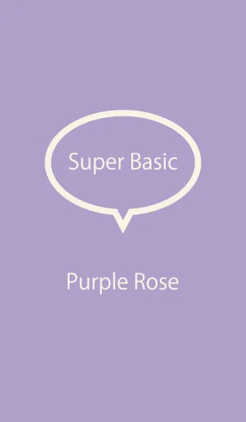 [LINE着せ替え] Super Basic Purple Roseの画像1