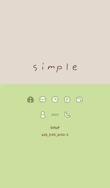 [LINE着せ替え] a26.05_イエロー ブラウン2-3の画像1