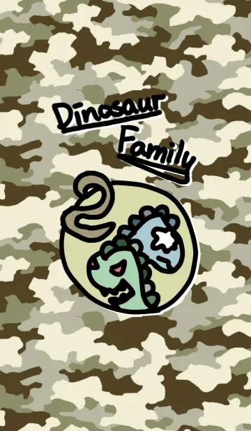 [LINE着せ替え] dinosaurfamily2の画像1