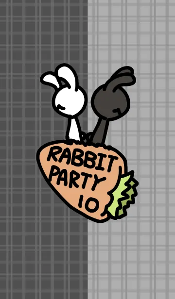 [LINE着せ替え] rabbit party10の画像1