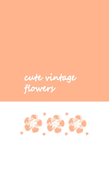 [LINE着せ替え] Cute vintage flower (New ver) 9の画像1