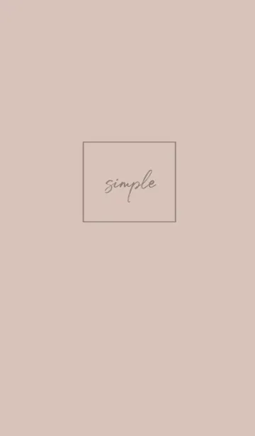 [LINE着せ替え] simple cursive -milktea-の画像1