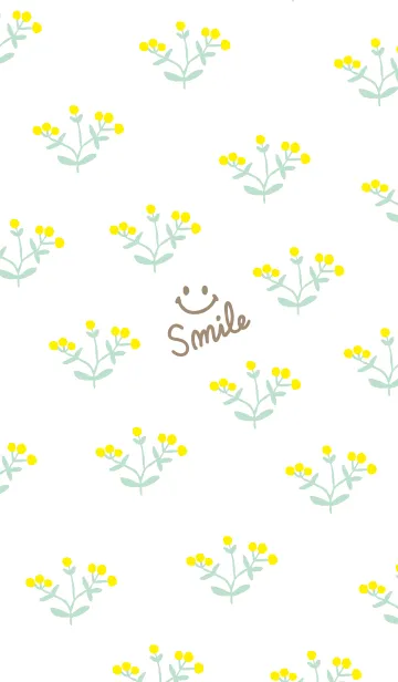 [LINE着せ替え] 黄色い可愛いお花30の画像1