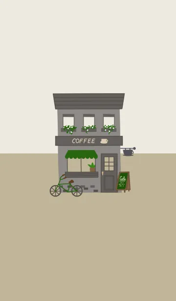 [LINE着せ替え] cafe/light beigeの画像1