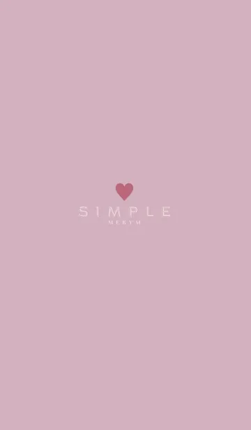 [LINE着せ替え] DUSKY PINK.SIMPLE 4の画像1