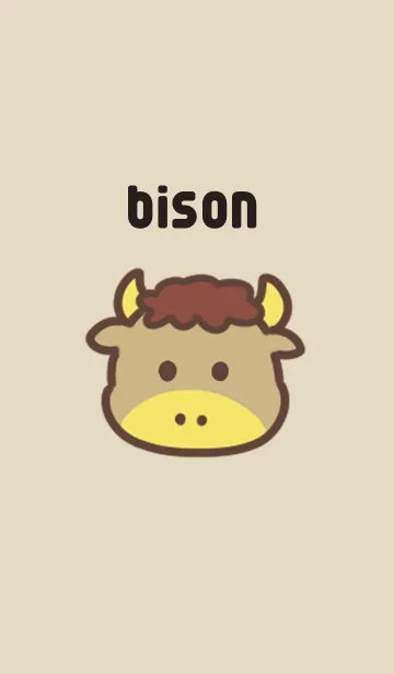 [LINE着せ替え] もーもーバイソン3の画像1