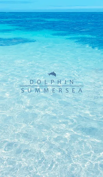 [LINE着せ替え] SUMMER SEA HAWAII-BLUE DOLPHIN 4の画像1