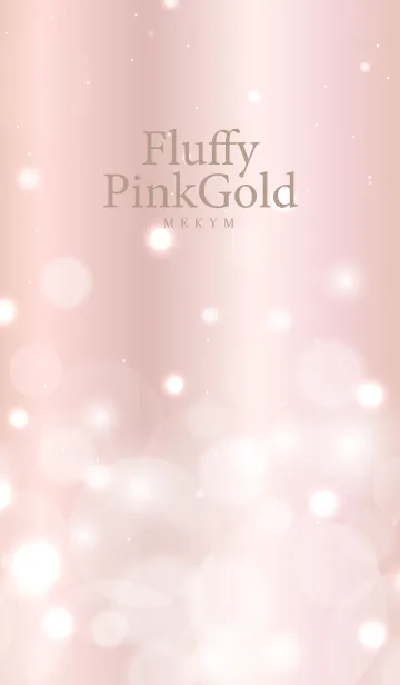 [LINE着せ替え] Fluffy Pink Gold - MEKYM - 21の画像1